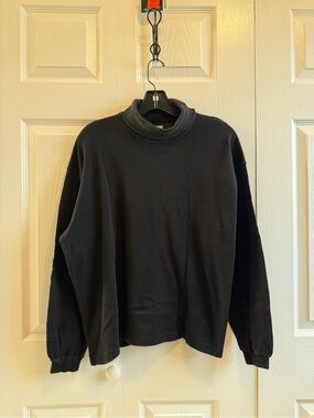 United Colors of Benetton black mock neck sweatshirt